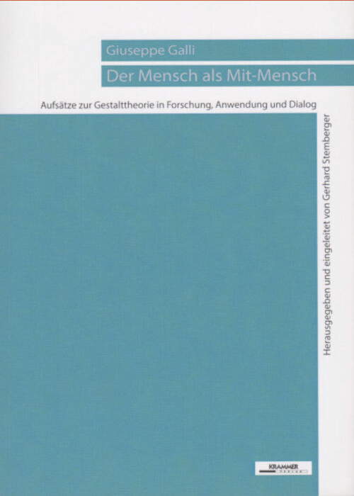 Der Mensch als Mit-Mensch - Giuseppe Galli - Buchcover