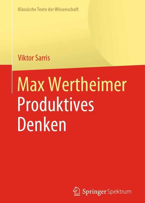 Max Wertheimer - Produktives Denken - Buchcover Produktives Denken